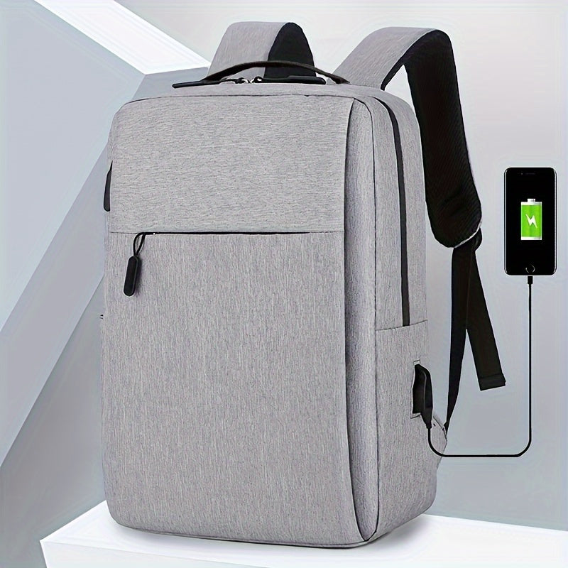 1pc Versatile Laptop Bag - Multi-Functional Business Backpack for Outdoor Travel, School, and Valentines Gifts with Casual Style