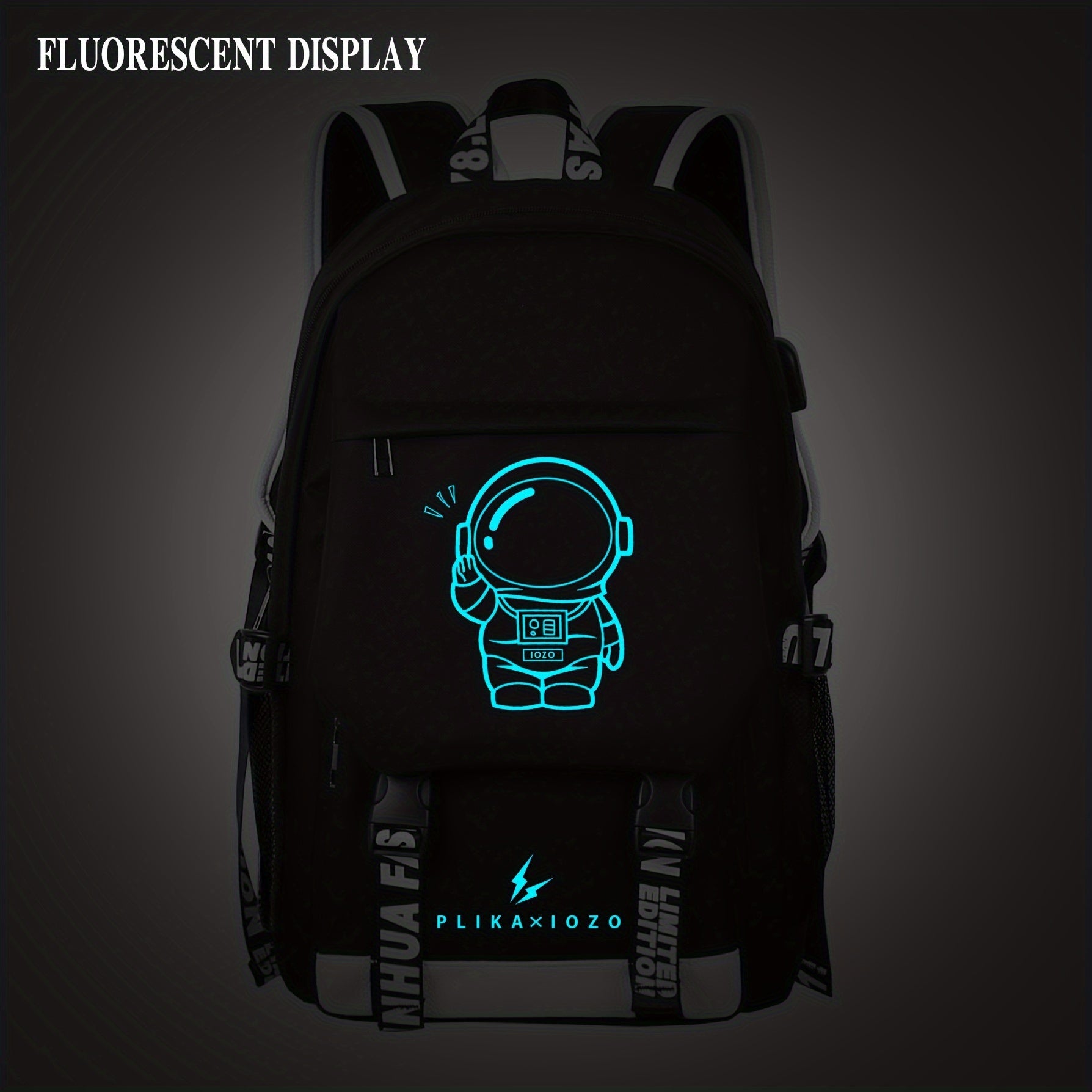 3pcs/set Men's New Casual Fashion New Large Capacity Backpack, Multifunctional Simple Waterproof Backpack, 16 Inch Laptop Bag, Lightweight Luminous Crossbody Bag, Handbag And Backpack