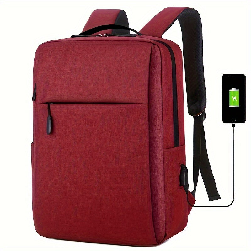 1pc Versatile Laptop Bag - Multi-Functional Business Backpack for Outdoor Travel, School, and Valentines Gifts with Casual Style
