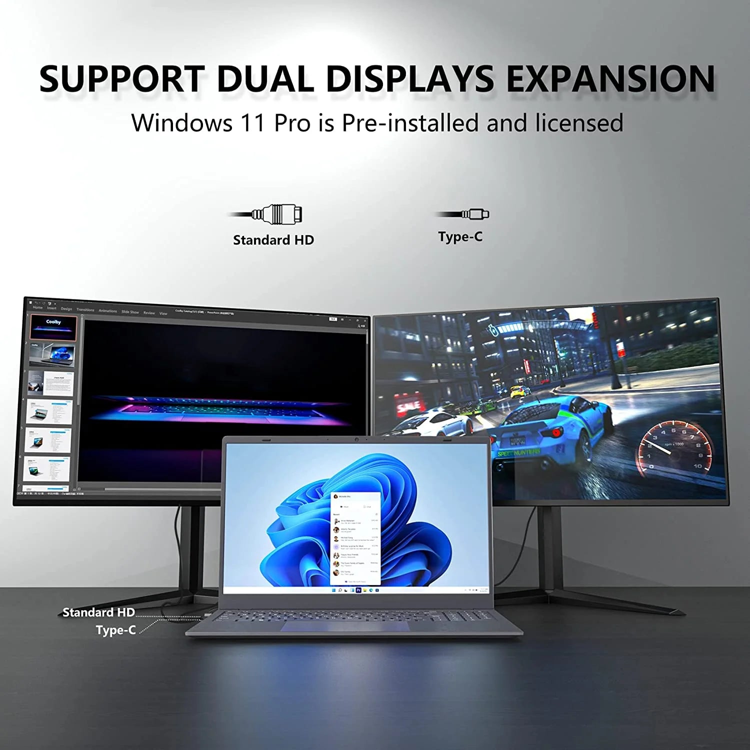 15.6 Inch Laptop 5000mAH Large Capacity 16GB 512GB SSD Laptops Brand New Personal and Home Laptops