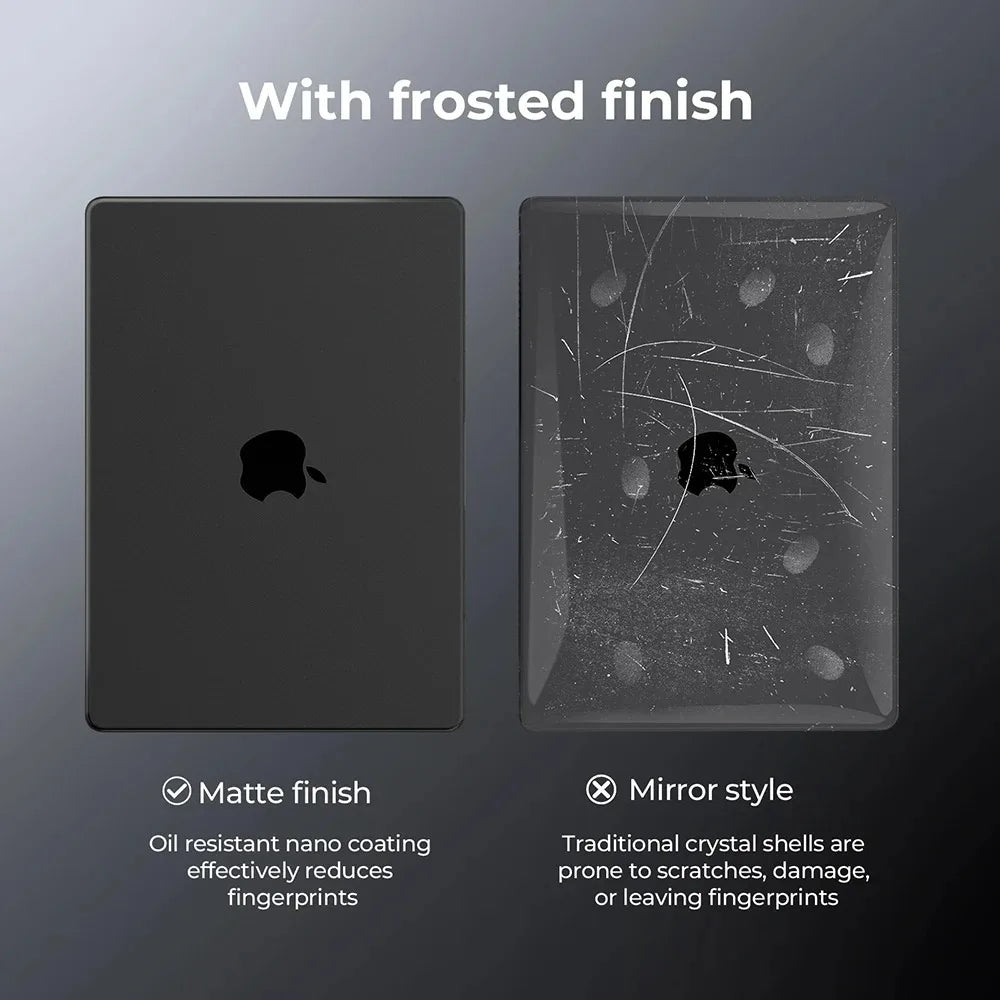 Laptop Case for MacBook Air 13 13.6 13.3 M4 M3 M2 Chip 2025-2022 Case MacBook Air 15 M4 2025 Cover For MacBook Pro 14 16 inch M4