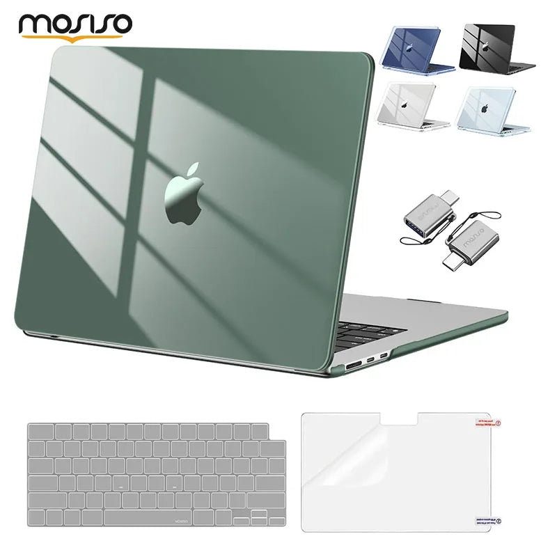 Laptop Case for MacBook Air Pro 13 15 16 inch 14 inch 2025 2024 2023 M4 M3 M2 M1 A3112 A3185 A3401 A2918 A3240 A3113 A2681 Cover