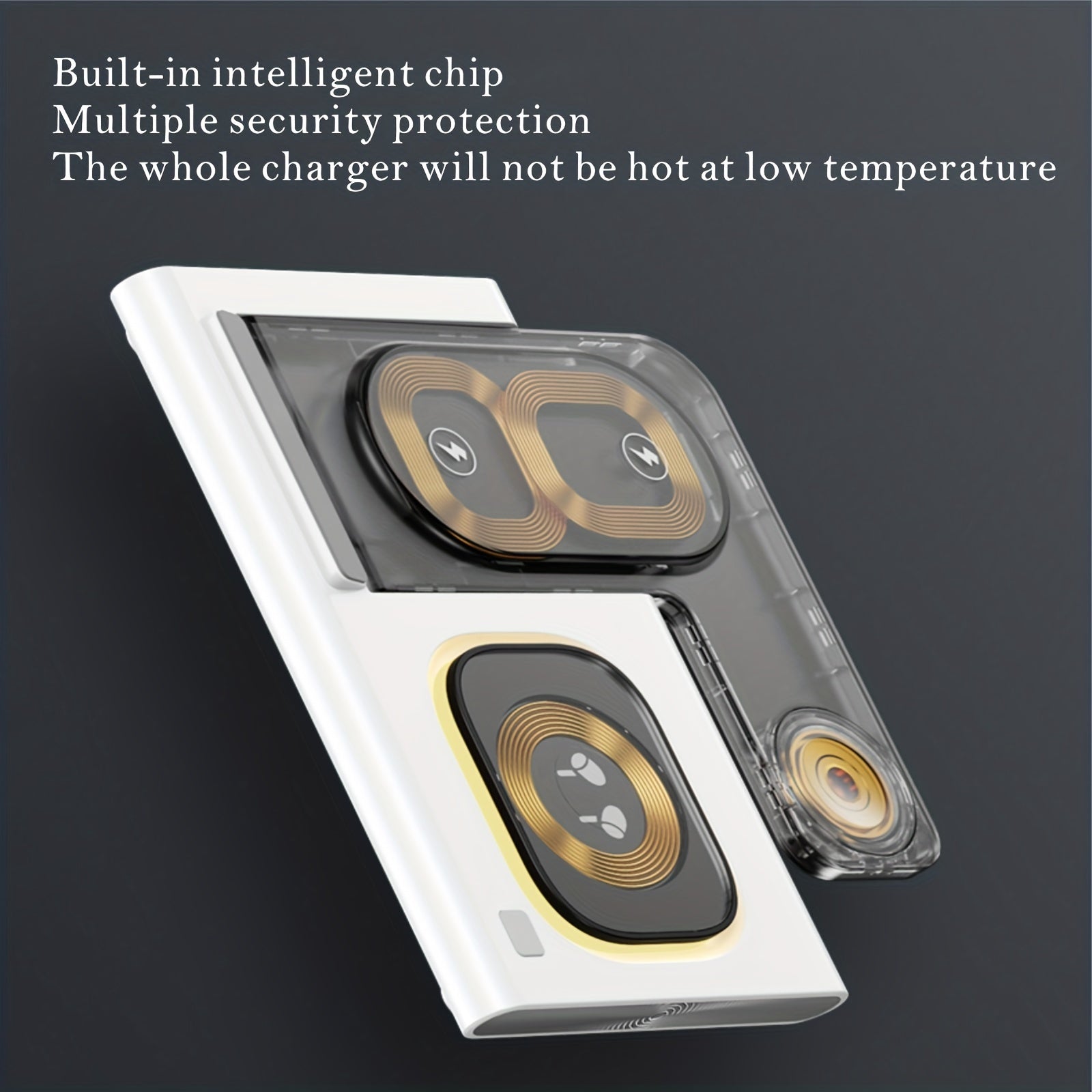 Wireless Charging Station, 4 In 1 Wireless Charger Stand, Multi Fast Wireless Charging Dock For iPhone Multiple Devices For IPhone 14/14 Plus/13/12/11/Pro/Max/X/XS/XR/8, For iWatch Ultra/8/7/6/5/4/3/2/SE, For Airpods 3/2/Pro,