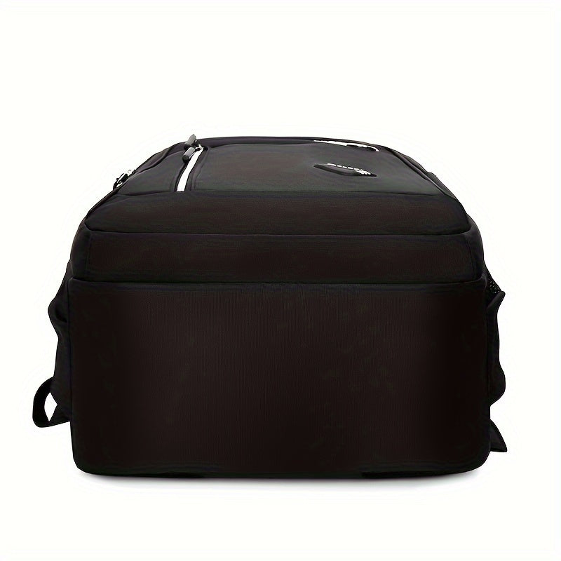 Men'S Casual Nylon Backpack - High-Capacity Travel Laptop Bag for Daily Commute, Middle School, High School, and College Students - Durable, Lightweight, and Easy to Clean