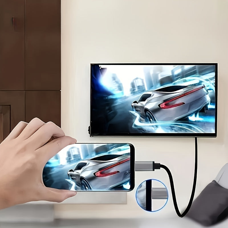 S8/S9 4K Hdmi To Type-C Usb 3.1 Adapter Cable - High-Definition Hdtv Streaming