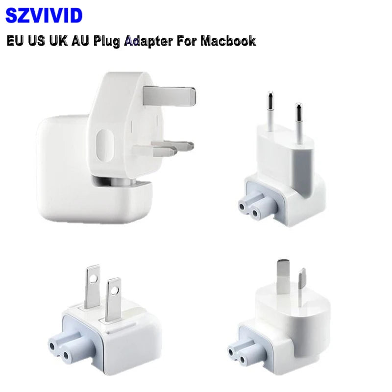 EU US UK AU Charger Adapter Plug Adapter For Macbook Pro Air Power Adapter Plug 45W 60W 85W 30W 61W 87W 96W