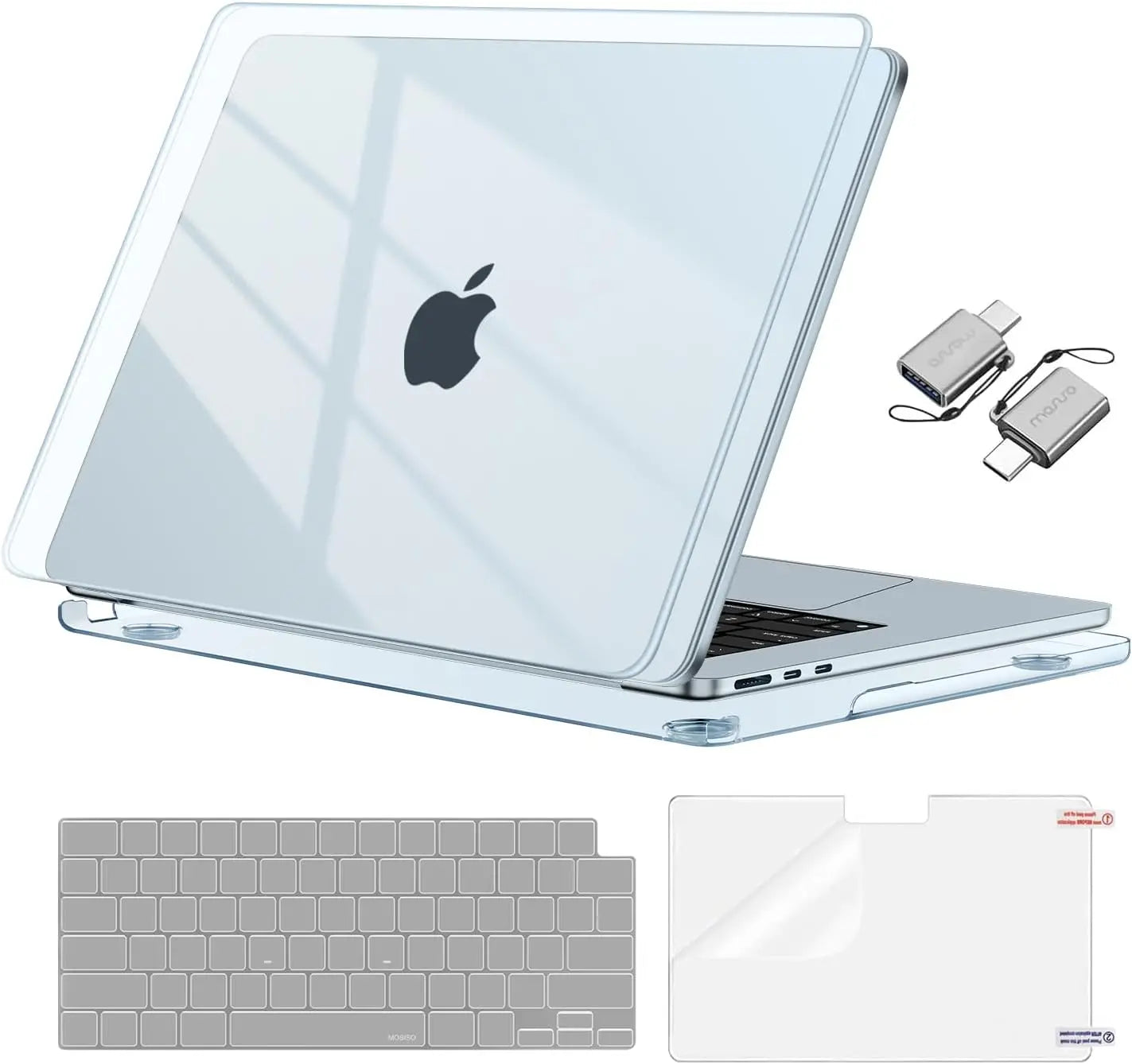 Laptop Case for MacBook Air Pro 13 15 16 inch 14 inch 2025 2024 2023 M4 M3 M2 M1 A3112 A3185 A3401 A2918 A3240 A3113 A2681 Cover