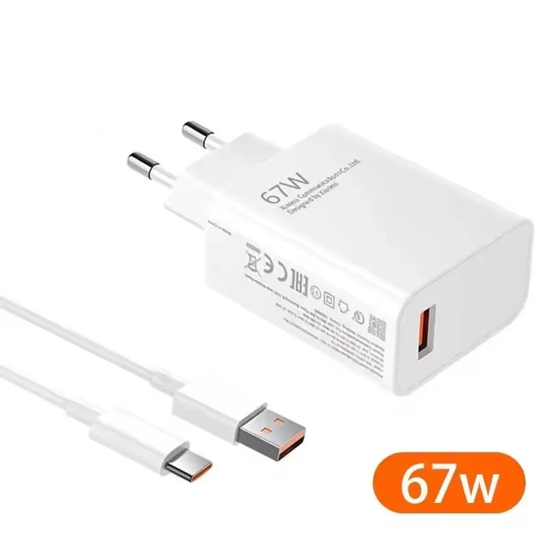 120W Ultra Fast Charger QC 5.0 EU Plug 6A Type C Cable 67W 55W 33W Rapid Charging Adapter For iPhone Huawei 2025