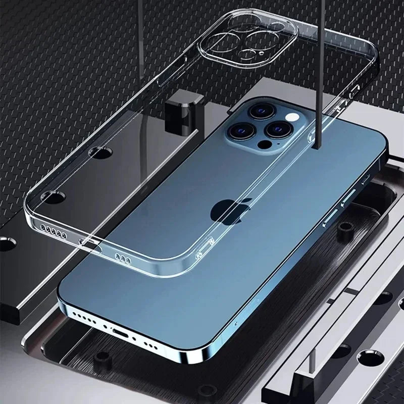 Transparent Soft TPU Silicone Case For iPhone 11 12 13 Mini 14 15 Pro Xs Max X XR 8 7 6 6s Plus SE 2020 2022 Clear Back Cover