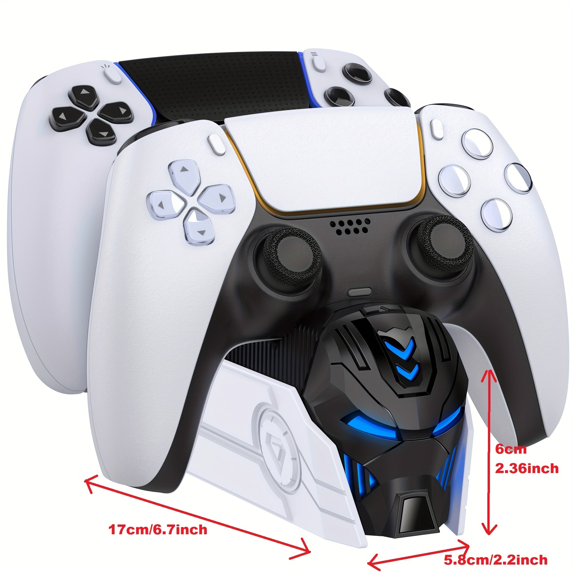 For PS5 Dual Charger Station With Indicator Light/ Fast Charging/Smart Chip Security Protection